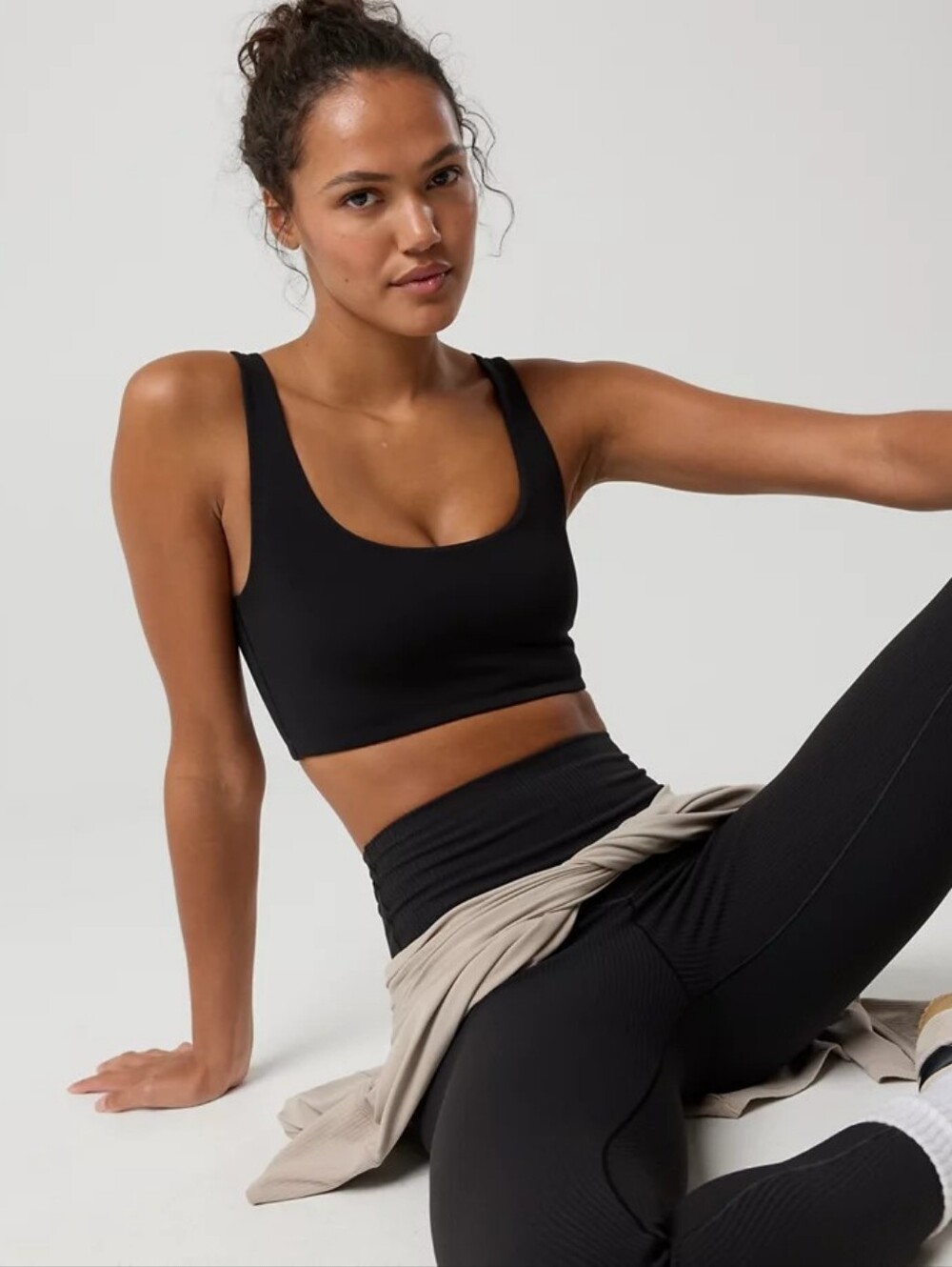 OFFLINE By Aerie Real Me XTRA Rib Switch Up High Neck Sports Bra